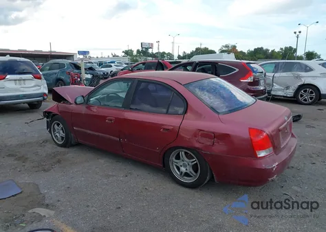 2003 Hyundai Elantra Gls/Gt из США, поврежденный, VIN KMHDN45D23U497616
